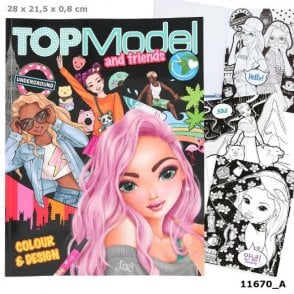 Depesche TOPModel and Friends Colour & Design Book Nyela & Candy